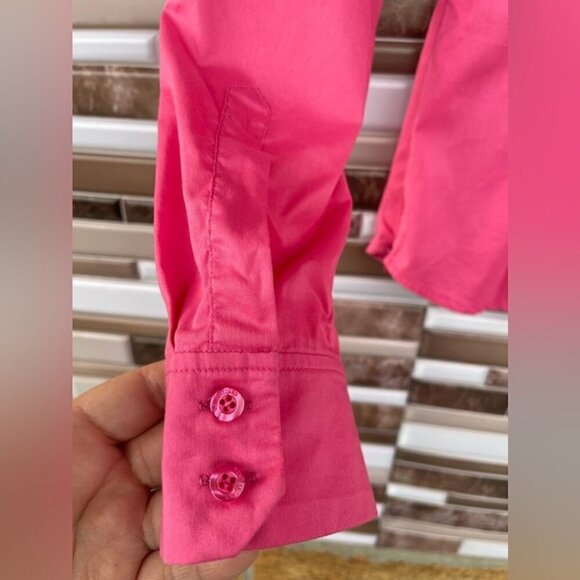 Rene Lezard Y2K pink blouse small - Picture 8 of 9